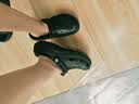 卡骆驰（CROCS）贝雅云彩女士洞洞鞋休闲鞋|208186 黑色-001    37 /38(240mm)   实拍图