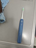 飞利浦（PHILIPS）毕雯珺推荐声波电动牙刷钻石3系 5倍洁齿5种模式 刷头*2 520情人节礼物送男生女友HX5181/02蓝 实拍图