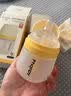 小雅象新生婴儿奶瓶防胀气仿母乳初生宝宝专用0到9月宽口径防呛安抚奶嘴 0-3月玻璃防胀气奶瓶 160ml 实拍图