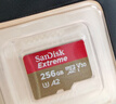 闪迪（SanDisk）256GB TF(MicroSD)内存卡4K极速金卡 A2 V30 U3 兼容大疆Pocket 4/Action 6运动相机 无人机存储卡 实拍图