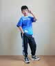 G.duck品牌童装男童夏装短袖套装夏季衣服长裤两件套男孩休闲中大童t恤 蓝色 150 实拍图