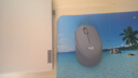罗技（Logitech）M330 轻音鼠标 无线鼠标 办公鼠标 右手鼠标 带无线微型接收器 灰色 实拍图
