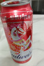 百威啤酒TOP淡色拉格450ml*18听整箱装京东自营新老包装混发踏春送礼 实拍图