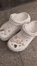卡骆驰（CROCS）男女经典泡芙洞洞鞋休闲时尚沙滩鞋包头凉拖鞋 207521-1NK 38-39 实拍图