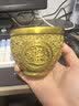 原始匠工黄铜百福缸米缸聚宝盆摆件金元宝米桶招聚财玄关客厅店铺装饰 实拍图