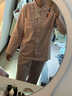 MUJI[自营限定款]女士无侧缝 双层纱织睡衣 纯棉家居服 浅粉红色 M 实拍图