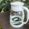 天喜（TIANXI）冷水壶大容量玻璃杯可过滤冷水壶耐热茶具啤酒花茶家用凉水杯 【升级加厚】白色2000ml 实拍图