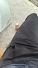 罗蒙（ROMON）休闲裤男商务休闲时尚职业西装裤弹力修身百搭裤子男装黑色34 实拍图