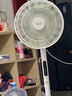 美的（Midea）【幸运草安睡1S】一级能效直流变频声控电风扇家用遥控卧室静音落地扇台式桌面抗菌大风力转页扇 实拍图