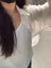 拉夏贝尔（La Chapelle）高级感莱赛尔冰丝衬衫女夏季宽松薄款外搭开衫韩系慵懒风微透罩衫 实拍图