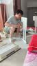 满满希望儿童学习桌椅套装可升降家用写字书桌学校作业课桌学生专用6-12岁 【限时特惠】5cm升级加厚木色 60CM*40CM*76CM 实拍图