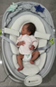 babycare婴儿电动摇椅0-1岁宝宝安抚摇篮椅哄娃睡觉神器新生儿礼物 轻奢款 实拍图