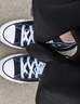 匡威（Converse）All Star夏季经典帆布男女高帮休闲运动鞋黑色101010 101010/黑色 40 实拍图