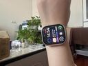 Apple/苹果 Watch S11 智能手表GPS款46毫米玫瑰金色铝金属表壳淡桃粉色运动型表带S/M MEVT4CH/B情人节 实拍图