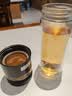 京东京造玻璃杯 全能茶水分离杯 泡茶杯双层泡茶分离杯子男士钻石黑330ml 实拍图