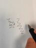 uni三菱 uni-ball UMN-138按动蓝黑色中性笔高颜值0.38mm签字笔商务学生专用水笔水性笔 1支 实拍图