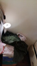 智能语音小夜灯声控灯小台灯便携氛围拍照LED卧室宿舍床头节能灯 USB插口即插即用 白色折叠语音灯【1个装】 实拍图