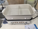 美的（Midea）[升级款]电火锅鸳鸯锅烤肉锅火锅0氟涂层超薄速沸电火锅多功能锅料理锅分体6.5L多用途锅DLS3322R2 实拍图