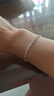 中国黄金（CHINA GOLD）S925银凤尾手链女款轻奢小众手串饰品情人节生日礼物送女友老婆 【今/次日达】凤尾手链 实拍图