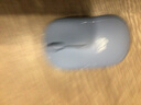 罗技（Logitech）M221 轻音鼠标 无线鼠标 办公鼠标 对称鼠标 带无线微型接收器 雾霭蓝 实拍图