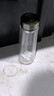 领臣（LINGCHEN）玻璃杯双层玻璃水杯男女士泡茶专用茶杯高硼硅防爆耐高温商务杯子 晒单实拍图