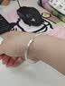 CS中国白银 莫比乌斯推拉银手镯足银999镯子银手环送女友520礼物 莫比乌斯【爱无尽】约10g 实拍图