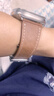 MSSM适用苹果手表表带apple watch爱马仕款iwatch S11真皮折叠扣表带ultra3/S10/9微孔浅棕44/45/46/49 实拍图