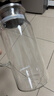 GLASSLOCK凉水壶高硼硅玻璃茶水分离耐高温冷水壶泡茶壶家用玻璃果汁杯1.1L 实拍图