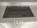 摩恩阳光系列厨房水槽大单槽洗菜盆一体盆304不锈钢台上中下家用洗碗水池 四孔集渣黑色水槽-圆形抽拉顶配 75*46CM 实拍图