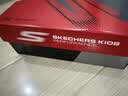 Skechers斯凯奇童鞋运动鞋男女儿童鞋魔术贴儿童鞋中大童跑步鞋405315L 【透气款】女童-薰衣草色/LAV 36 实拍图