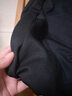 莎妮朵罗大码女裤胖mm新款百搭休闲裤宽松高腰九分裤雪纺萝卜裤14876 黑色-弹力松紧腰 2XL 建议120-140斤穿着 实拍图