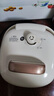 美的（Midea）电压力锅小型1-3人高压电饭锅迷你1.8L 全自动智能预约多功能一体开盖炖煮煲汤电饭锅MY-E220 实拍图