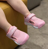 Skechers斯凯奇男宝宝凉鞋1-3岁儿童鞋子夏季小童网鞋防踢包头凉鞋302824N 女童/粉红色/PNK 22码 实拍图