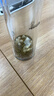 希诺抗菌玻璃杯双层防烫办公车载水杯男高档泡茶杯子XN-9607KT 410ml 实拍图