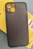奶小鸭 适用苹果12mini手机壳 iphone12mini保护套镜头全包超薄透明磨砂防摔软壳男女款 深空黑 实拍图