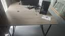 悦美妙办公桌办公室职员电脑桌财务工位双人位桌椅组合简易书桌子工作台 【双人位+椅】米兰橡木色120CM 实拍图