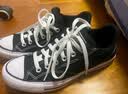 匡威（Converse）莫尔登All Star夏季男女低帮休闲滑板鞋黑色A09226C A09226C 43 实拍图