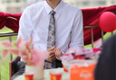 罗蒙（ROMON）纯色商务职业正装男士白衬衫工装外套长袖衬衣男CS108白色XL 实拍图
