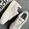 adidas ENTRAP美式校园风运动少年感复古篮球风板鞋男女阿迪达斯 米白色/灰色   43 实拍图