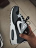 耐克（NIKE）男鞋新款MAX90气垫运动鞋休闲训练缓震低帮跑步鞋 AIR MAX灰黑 42 晒单实拍图