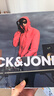 杰克·琼斯（JACK&JONES）26年男装四季打底T恤男士凉感透气多色情侣款短袖t恤水洗不易走形 白色A06 XS 165 实拍图