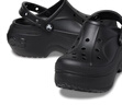 卡骆驰（CROCS）贝拉洞洞鞋沙滩鞋包头女鞋厚底拖鞋|210062 黑色-001（含智必星） 36 (220mm) 37 实拍图