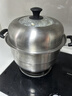九阳（Joyoung）蒸锅不锈钢蒸锅家用炖汤蒸馒头包子鱼三层大容量汤锅28cm 实拍图