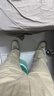 Homlean休闲裤男纯棉直筒秋季宽松阔腿裤子男潮流百搭男款HZ27卡其XL 实拍图