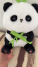 名创优品（MINISO）坐姿熊猫毛绒公仔毛绒玩具玩偶布娃娃抱枕送儿童节礼物生日礼物女 实拍图