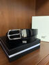 万宝龙MONTBLANC 椭圆针扣黑棕双面腰带皮带3cm 38157/128135礼物 实拍图