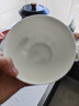 京东京造 碗盘餐具整套 碗具套装乔迁之喜陶瓷 纯白骨瓷 饭碗4.5英寸*6 实拍图
