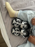 泰兰尼斯宝宝学步鞋夏季儿童凉鞋男女童包头防滑户外沙滩鞋黑/银色21码 实拍图