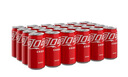 可口可乐（Coca-Cola）汽水 碳酸饮料 200ml*24罐  迷你摩登罐 新老包装随机发货 实拍图