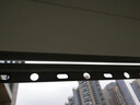 好太太晾衣架阳台手摇晾衣杆升降手动室内室外晒衣架家用晒衣架 D-1115：银色+2.4米单杆 实拍图